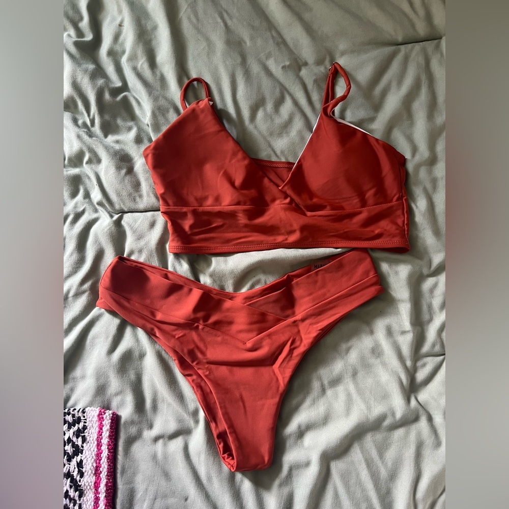 Burnt orange bikini